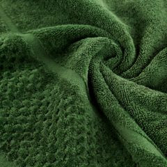 Ręczniki IBIZA z bawełny z efektowną bordiurą Eurofirany - 30 x 50 cm - butelkowy zielony 4
