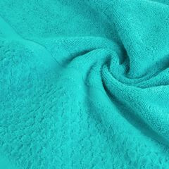 Ręczniki IBIZA z bawełny z efektowną bordiurą Eurofirany - 30 x 50 cm - turkusowy 4