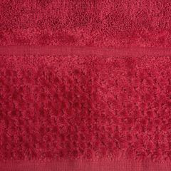 Ręczniki IBIZA z bawełny z efektowną bordiurą Eurofirany - 30 x 50 cm - czerwony 3