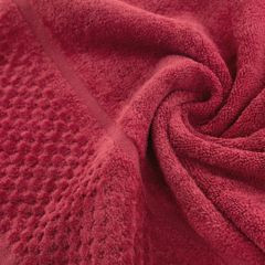 Ręczniki IBIZA z bawełny z efektowną bordiurą Eurofirany - 30 x 50 cm - czerwony 4