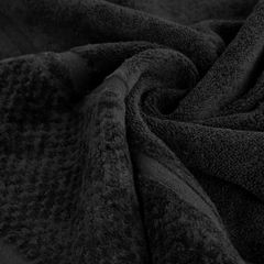 Ręczniki IBIZA z bawełny z efektowną bordiurą Eurofirany - 30 x 50 cm - czarny 4