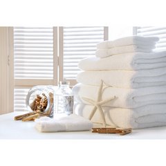 Gładki ręcznik kąpielowy z bawełny Eurofirany - 50 x 100 cm - bordowy 4