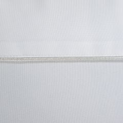 Bieżnik biały Madele elegancki z subtelną lamówką Eurofirany - 40 x 140 cm - biały 4