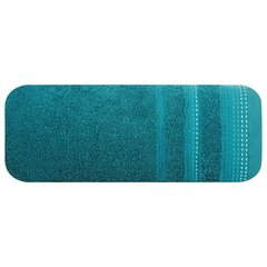 Ręcznik łazienkowy POLA z ozdobnym stębnowaniem Eurofirany - 30 x 50 cm - turkusowy 2