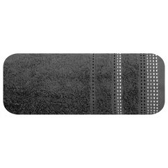 Ręcznik łazienkowy POLA z ozdobnym stębnowaniem Eurofirany - 50 x 90 cm - stalowy 2