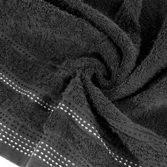 Ręcznik łazienkowy POLA z ozdobnym stębnowaniem Eurofirany - 50 x 90 cm - stalowy 4
