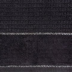 Ręcznik GLORY 2 z welwetową bordiurą zdobioną srebrną nicią Eurofirany - 70 x 140 cm - liliowy 3