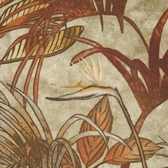 Komplet pościeli beżowy MARIKA we wzór roślinny  z satyny bawełnianej 220x200 cm, 70x80 cm Eurofirany - 220 x 200 cm - beżowy 3