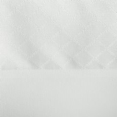 Bieżnik biały KLARA 2 ekskluzywny z geometrycznym wzorem Eurofirany - 40 x 140 cm - biały 3