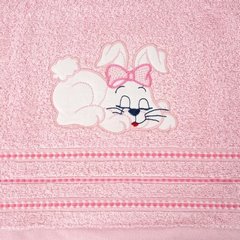 BABY 35 bawełniany ręcznik kąpielowy dla dziecka Eurofirany - 50 x 90 cm - różowy 2
