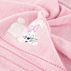 BABY 35 bawełniany ręcznik kąpielowy dla dziecka Eurofirany - 50 x 90 cm - różowy 3