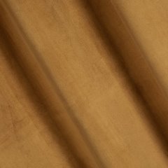 Zasłona miodowa MELANIE  z matowego welwetu Eurofirany - 140 x 250 cm - miodowy 2