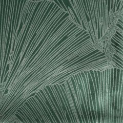 Bieżnik ciemnozielony GOJA z welwetu z motywem roślinnym Pierre Cardin Eurofirany - 40 x 140 cm - zielony 2