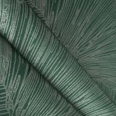 Bieżnik ciemnozielony GOJA z welwetu z motywem roślinnym Pierre Cardin Eurofirany - 40 x 140 cm - zielony 3