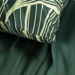 Komplet pościeli zielonej z kolekcji PREMIUM z makosatyny bawełnianej Eurofirany - 220 x 200 cm - ciemnozielony 4