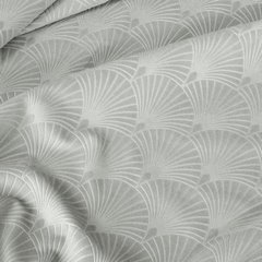 Zasłona JULIA z wytłaczanego welwetu ze wzorem geometrycznym Eurofirany - 140 x 250 cm - szary 4