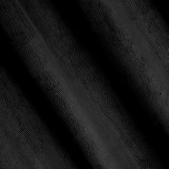 Zasłona LILI z wytłaczanego welwetu Eurofirany - 140 x 250 cm - czarny 2