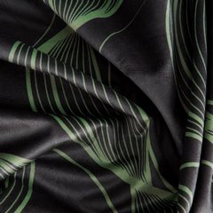 Zasłona POLA z welwetu z wzorem pionowych fal Eurofirany - 140 x 250 cm - zielony 4