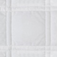 Narzuta biała KRISTIN 2 pikowana z welwetu Eurofirany - 220 x 240 cm - biały 3