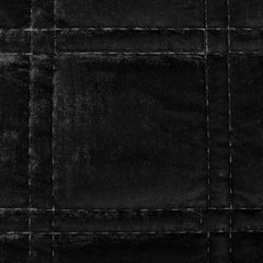 Narzuta czarna KRISTIN 2 pikowana z welwetu Eurofirany - 220 x 240 cm - czarny 3