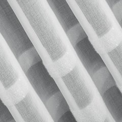 Firana AILEEN zdobiona pasami z etaminy Eurofirany - 295 x 250 cm - biały 2