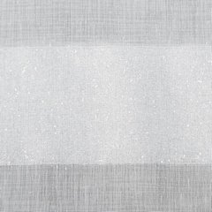 Firana AILEEN zdobiona pasami z etaminy Eurofirany - 295 x 250 cm - biały 3