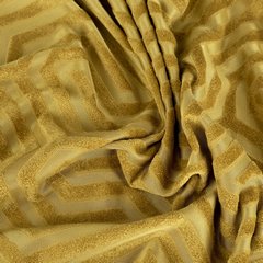 Zasłona INGA welwetowa wycinana we wzór geometryczny Pierre Cardin Eurofirany - 140 x 250 cm - złoty 4