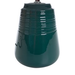 Lampa stołowa KARLA turkusowa na ceramicznej podstawie Eurofirany - ∅ 25 x 40 cm - turkusowy 3