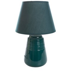 Lampa stołowa KARLA turkusowa na ceramicznej podstawie Eurofirany - ∅ 25 x 40 cm - turkusowy 1