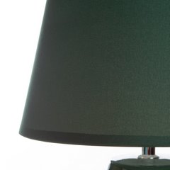 KARLA CIEMNA ZIELONA LAMPA STOŁOWA NA CERAMICZNEJ PODSTAWIE 25x40 cm EUROFIRANY - ∅ 25 x 40 cm - ciemnozielony 2