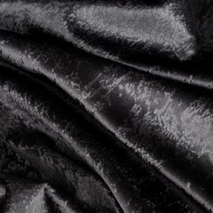 Zasłona RIVA z welwetu ze wzorem marmurku Eurofirany - 140 x 270 cm - czarny 4