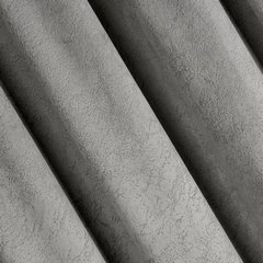 Zasłona RIVA z welwetu ze wzorem marmurku Eurofirany - 140 x 270 cm - popielaty 2