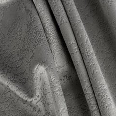 Zasłona RIVA z welwetu ze wzorem marmurku Eurofirany - 140 x 270 cm - popielaty 4