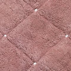 Chic 2 ciemny różowy bawełniany dywanik łazienkowy z kryształkami 60x90 cm Eurofirany - 60 x 90 cm - ciemnoróżowy 3