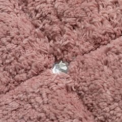 Chic 2 ciemny różowy bawełniany dywanik łazienkowy z kryształkami 60x90 cm Eurofirany - 60 x 90 cm - ciemnoróżowy 4