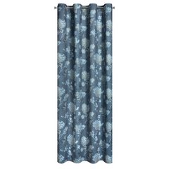 Zasłona ANDY z welwetu w kwiaty Design 91 - 140 x 250 cm - ciemnoniebieski 7