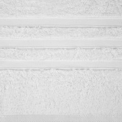 Ręcznik łazienkowy MADI z lśniącymi paskami na bordiurze Eurofirany - 30 x 50 cm - biały 3