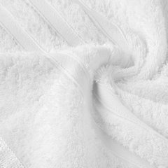 Ręcznik łazienkowy MADI z lśniącymi paskami na bordiurze Eurofirany - 30 x 50 cm - biały 4