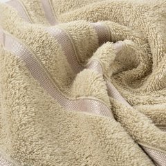 Ręcznik łazienkowy MADI z lśniącymi paskami na bordiurze Eurofirany - 30 x 50 cm - beżowy 4