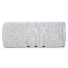 Ręcznik łazienkowy MADI z lśniącymi paskami na bordiurze Eurofirany - 30 x 50 cm - popielaty 2