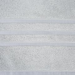 Ręcznik łazienkowy MADI z lśniącymi paskami na bordiurze Eurofirany - 30 x 50 cm - popielaty 3