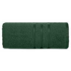 Ręcznik łazienkowy MADI z lśniącymi paskami na bordiurze Eurofirany - 30 x 50 cm - butelkowy zielony 2