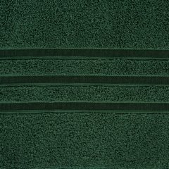 Ręcznik łazienkowy MADI z lśniącymi paskami na bordiurze Eurofirany - 30 x 50 cm - butelkowy zielony 3