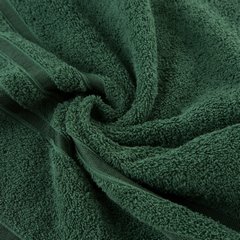 Ręcznik łazienkowy MADI z lśniącymi paskami na bordiurze Eurofirany - 30 x 50 cm - butelkowy zielony 4