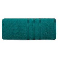 Ręcznik łazienkowy MADI z lśniącymi paskami na bordiurze Eurofirany - 30 x 50 cm - turkusowy 2