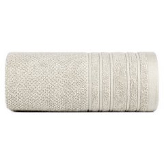 Ręcznik łazienkowy GLORY 3 z błyszczącą bordiurą Eurofirany - 30 x 50 cm - beżowy 1