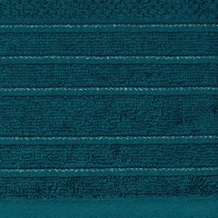 Ręcznik GLORY 3 ciemnoturkusowy z błyszczącą bordiurą Eurofirany - 30 x 50 cm - turkusowy 2