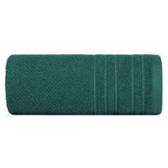 Ręcznik GLORY 3 ciemnozielony z błyszczącą bordiurą Eurofirany - 30 x 50 cm - butelkowy zielony 1