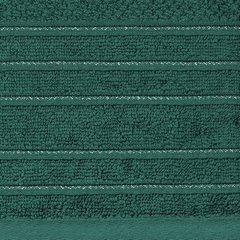 Ręcznik łazienkowy GLORY 3 z błyszczącą bordiurą Eurofirany - 70 x 140 cm - butelkowy zielony 2