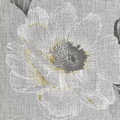 Dekoracja okienna BESSY z motywem kwiatów z etaminy Eurofirany - 350 x 250 cm - biały 3